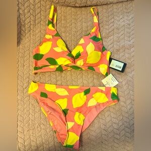 Kate Spade New York -NWT- Seastar Lemon Bikini - MEDIUM